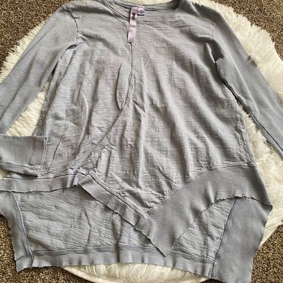 Wilt Raw Hem Asymmetrical Top Cotton Stretchy Womens Size Small - Picture 6 of 8